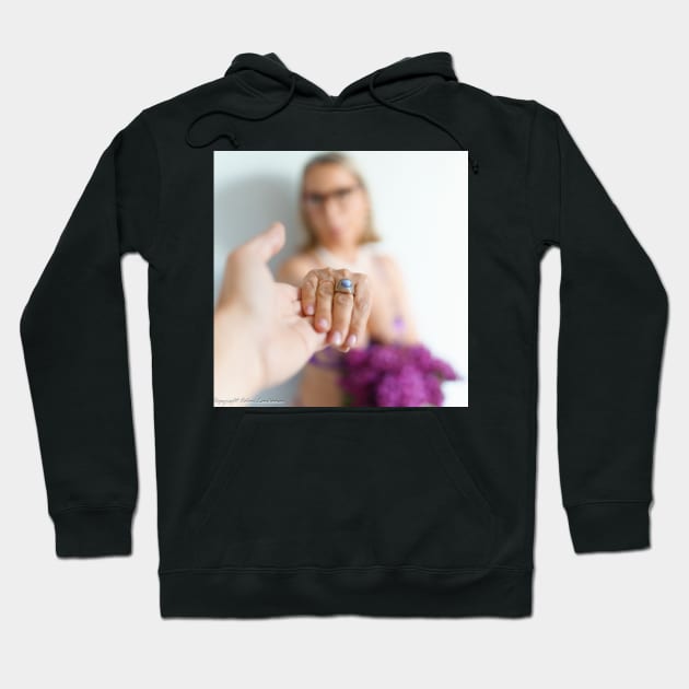 Marry Me! Photograph Featuring Two Hands Hoodie by FotoStoriesArt